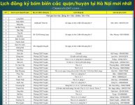 Lich dang ky bam bien quan huyen ha noi thang 11 2023 193x150 - Địa chỉ các điểm đăng ký ô tô tại Hà Nội | Lịch bấm biển Lệ phí chi tiết