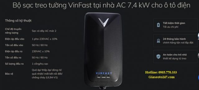 bo sac tai nha vinfast 7.4kw 1 640x291 - Mua bán bộ sạc tại nhà chính hãng ô tô điện VinFast VF5 e34 VF6 VF7 VF8 VF9